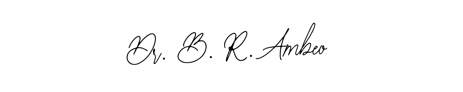 Also we have Dr. B. R. Ambeo name is the best signature style. Create professional handwritten signature collection using Bearetta-2O07w autograph style. Dr. B. R. Ambeo signature style 12 images and pictures png