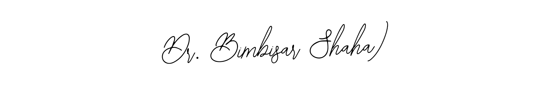 How to Draw Dr. Bimbisar Shaha) signature style? Bearetta-2O07w is a latest design signature styles for name Dr. Bimbisar Shaha). Dr. Bimbisar Shaha) signature style 12 images and pictures png