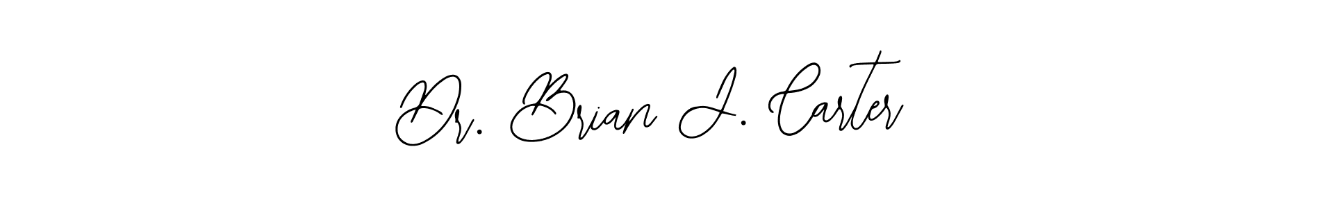 You should practise on your own different ways (Bearetta-2O07w) to write your name (Dr. Brian J. Carter) in signature. don't let someone else do it for you. Dr. Brian J. Carter signature style 12 images and pictures png