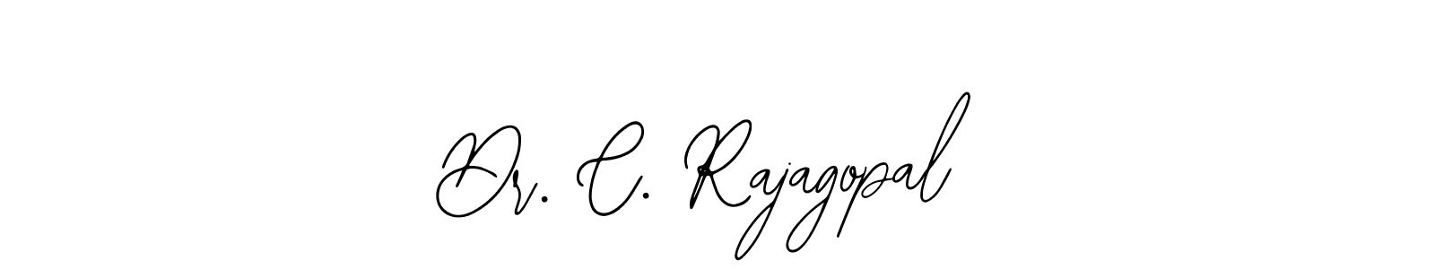 Design your own signature with our free online signature maker. With this signature software, you can create a handwritten (Bearetta-2O07w) signature for name Dr. C. Rajagopal. Dr. C. Rajagopal signature style 12 images and pictures png