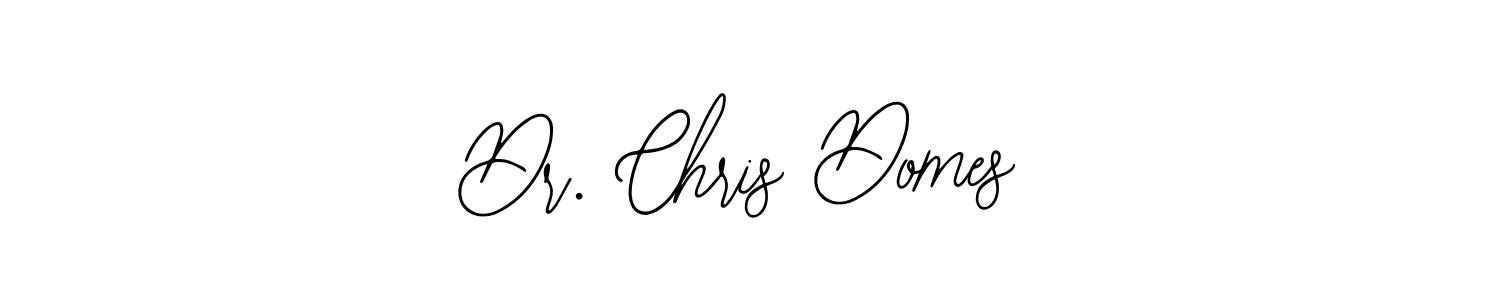 How to make Dr. Chris Domes name signature. Use Bearetta-2O07w style for creating short signs online. This is the latest handwritten sign. Dr. Chris Domes signature style 12 images and pictures png