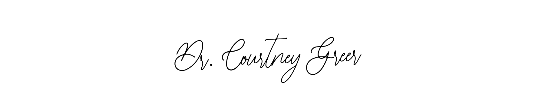 Design your own signature with our free online signature maker. With this signature software, you can create a handwritten (Bearetta-2O07w) signature for name Dr. Courtney Greer. Dr. Courtney Greer signature style 12 images and pictures png