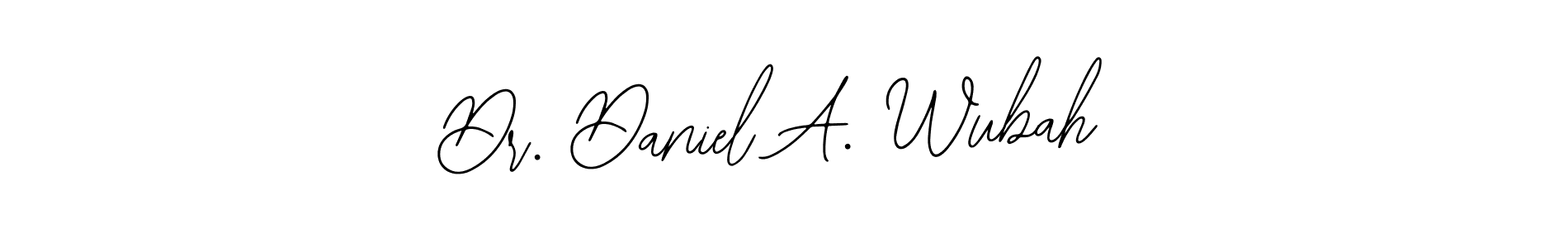 if you are searching for the best signature style for your name Dr. Daniel A. Wubah. so please give up your signature search. here we have designed multiple signature styles  using Bearetta-2O07w. Dr. Daniel A. Wubah signature style 12 images and pictures png