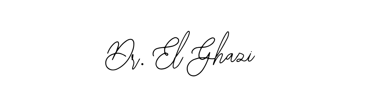 Similarly Bearetta-2O07w is the best handwritten signature design. Signature creator online .You can use it as an online autograph creator for name Dr. El Ghazi. Dr. El Ghazi signature style 12 images and pictures png