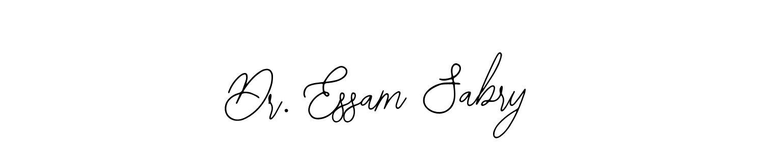 You should practise on your own different ways (Bearetta-2O07w) to write your name (Dr. Essam Sabry) in signature. don't let someone else do it for you. Dr. Essam Sabry signature style 12 images and pictures png