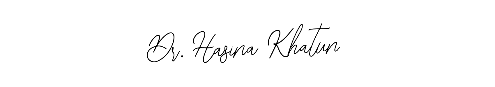 Use a signature maker to create a handwritten signature online. With this signature software, you can design (Bearetta-2O07w) your own signature for name Dr. Hasina Khatun. Dr. Hasina Khatun signature style 12 images and pictures png
