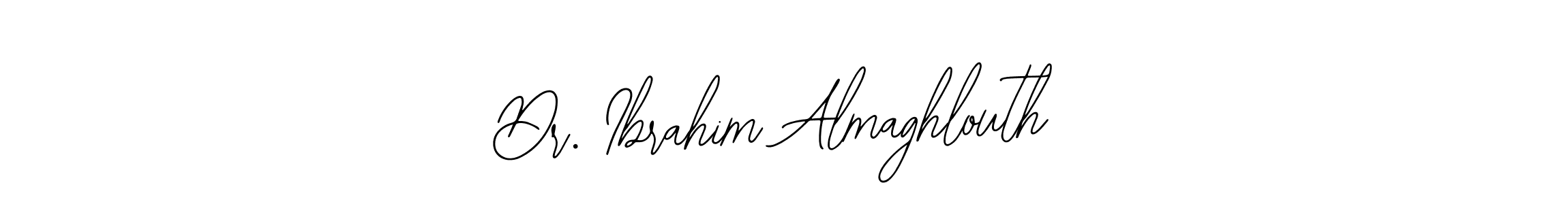 How to make Dr. Ibrahim Almaghlouth name signature. Use Bearetta-2O07w style for creating short signs online. This is the latest handwritten sign. Dr. Ibrahim Almaghlouth signature style 12 images and pictures png