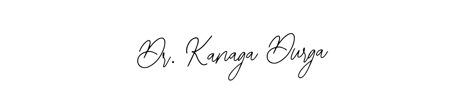 How to make Dr. Kanaga Durga name signature. Use Bearetta-2O07w style for creating short signs online. This is the latest handwritten sign. Dr. Kanaga Durga signature style 12 images and pictures png