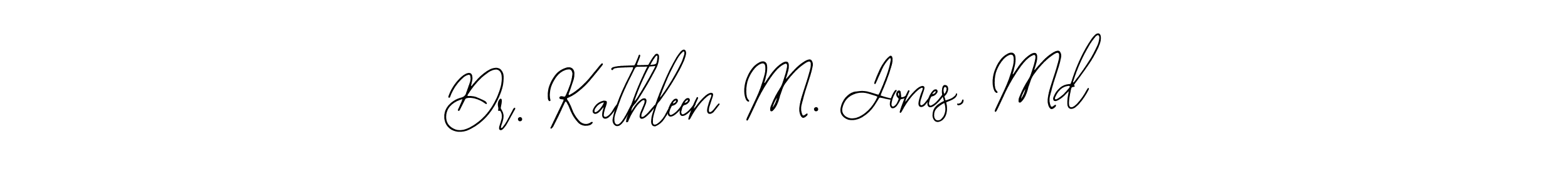 if you are searching for the best signature style for your name Dr. Kathleen M. Jones, Md. so please give up your signature search. here we have designed multiple signature styles  using Bearetta-2O07w. Dr. Kathleen M. Jones, Md signature style 12 images and pictures png