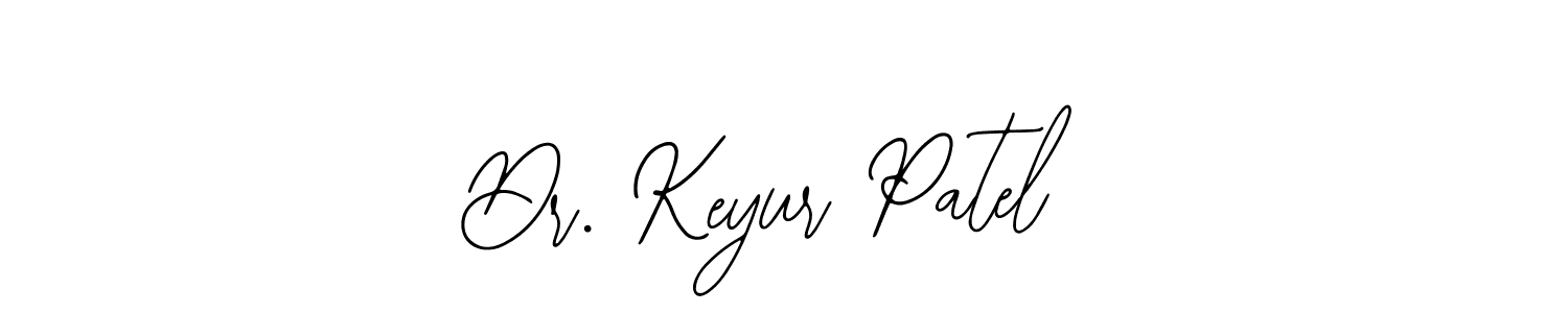 How to make Dr. Keyur Patel name signature. Use Bearetta-2O07w style for creating short signs online. This is the latest handwritten sign. Dr. Keyur Patel signature style 12 images and pictures png