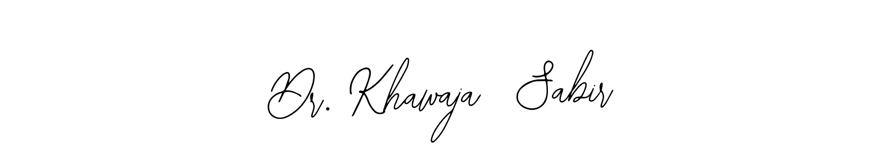 if you are searching for the best signature style for your name Dr. Khawaja  Sabir. so please give up your signature search. here we have designed multiple signature styles  using Bearetta-2O07w. Dr. Khawaja  Sabir signature style 12 images and pictures png