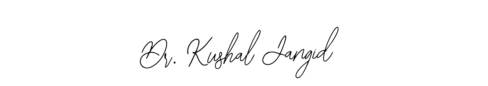 Also You can easily find your signature by using the search form. We will create Dr. Kushal Jangid name handwritten signature images for you free of cost using Bearetta-2O07w sign style. Dr. Kushal Jangid signature style 12 images and pictures png