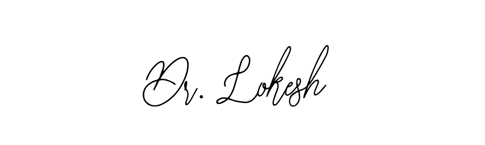 Bearetta-2O07w is a professional signature style that is perfect for those who want to add a touch of class to their signature. It is also a great choice for those who want to make their signature more unique. Get Dr. Lokesh name to fancy signature for free. Dr. Lokesh signature style 12 images and pictures png