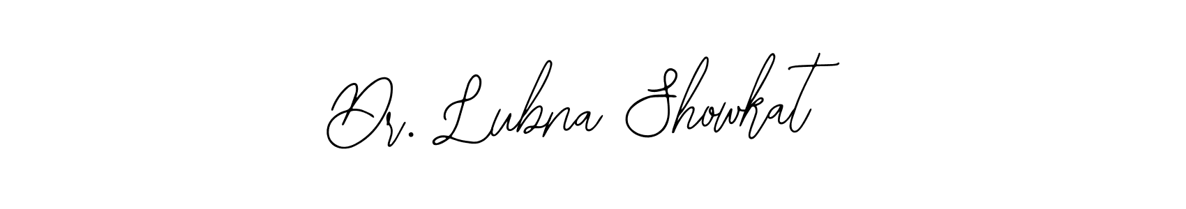 Once you've used our free online signature maker to create your best signature Bearetta-2O07w style, it's time to enjoy all of the benefits that Dr. Lubna Showkat name signing documents. Dr. Lubna Showkat signature style 12 images and pictures png