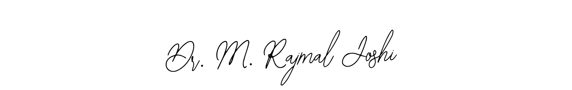 if you are searching for the best signature style for your name Dr. M. Rajmal Joshi. so please give up your signature search. here we have designed multiple signature styles  using Bearetta-2O07w. Dr. M. Rajmal Joshi signature style 12 images and pictures png