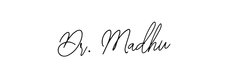 Dr. Madhu stylish signature style. Best Handwritten Sign (Bearetta-2O07w) for my name. Handwritten Signature Collection Ideas for my name Dr. Madhu. Dr. Madhu signature style 12 images and pictures png