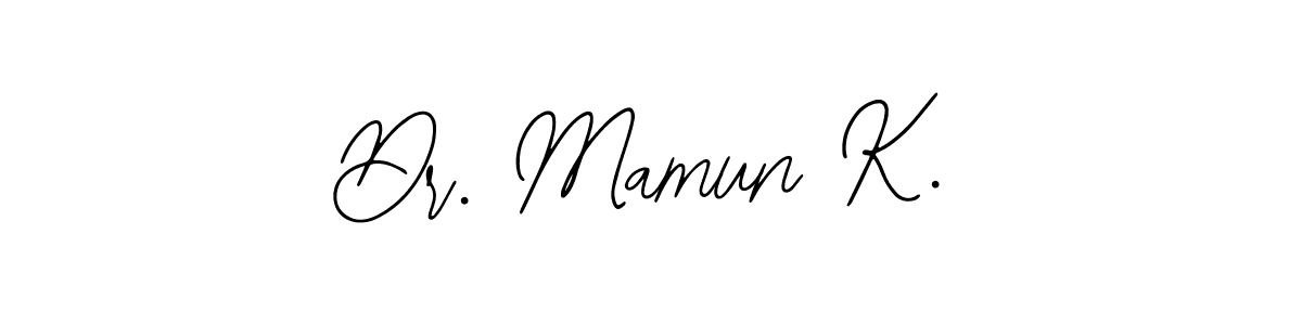 Dr. Mamun K. stylish signature style. Best Handwritten Sign (Bearetta-2O07w) for my name. Handwritten Signature Collection Ideas for my name Dr. Mamun K.. Dr. Mamun K. signature style 12 images and pictures png
