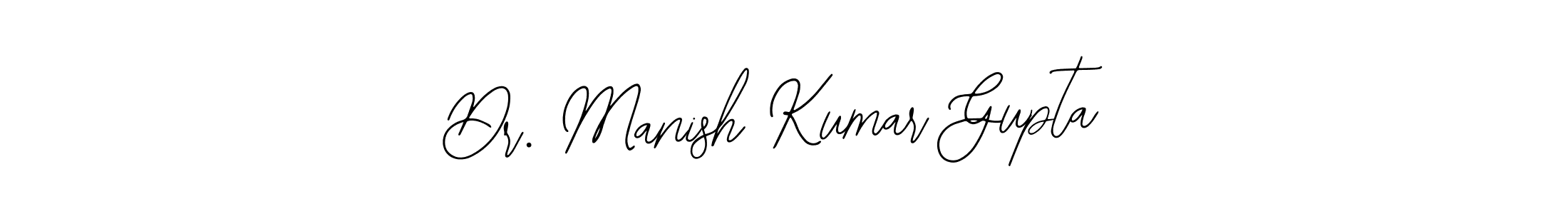 Use a signature maker to create a handwritten signature online. With this signature software, you can design (Bearetta-2O07w) your own signature for name Dr. Manish Kumar Gupta. Dr. Manish Kumar Gupta signature style 12 images and pictures png