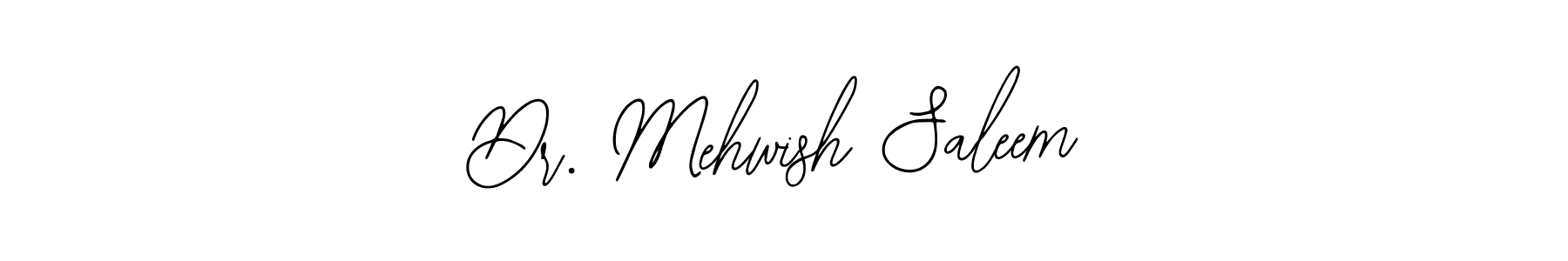 if you are searching for the best signature style for your name Dr. Mehwish Saleem. so please give up your signature search. here we have designed multiple signature styles  using Bearetta-2O07w. Dr. Mehwish Saleem signature style 12 images and pictures png