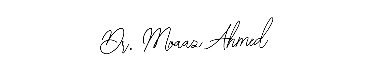 Similarly Bearetta-2O07w is the best handwritten signature design. Signature creator online .You can use it as an online autograph creator for name Dr. Moaaz Ahmed. Dr. Moaaz Ahmed signature style 12 images and pictures png