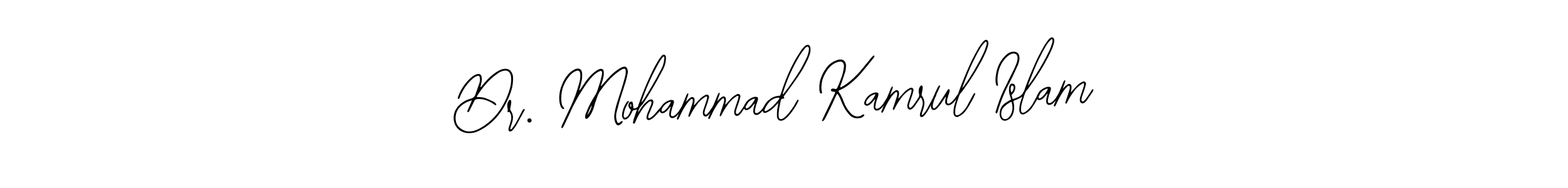 How to make Dr. Mohammad Kamrul Islam name signature. Use Bearetta-2O07w style for creating short signs online. This is the latest handwritten sign. Dr. Mohammad Kamrul Islam signature style 12 images and pictures png