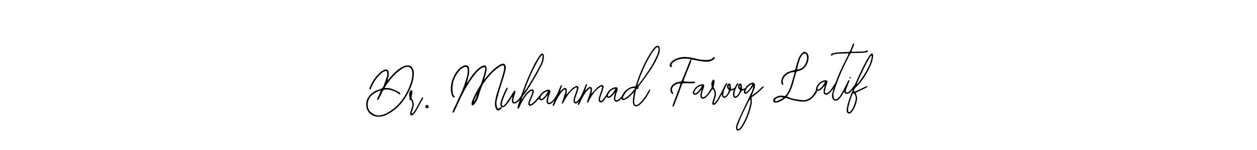 See photos of Dr. Muhammad Farooq Latif official signature by Spectra . Check more albums & portfolios. Read reviews & check more about Bearetta-2O07w font. Dr. Muhammad Farooq Latif signature style 12 images and pictures png