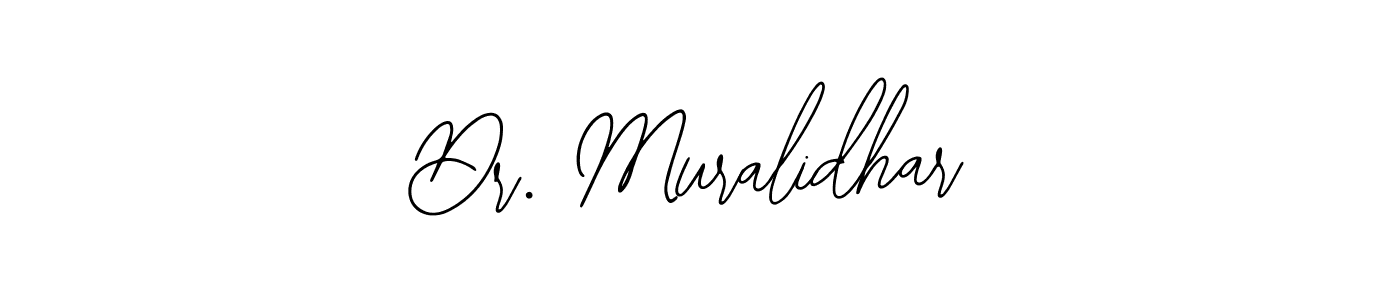 Also You can easily find your signature by using the search form. We will create Dr. Muralidhar name handwritten signature images for you free of cost using Bearetta-2O07w sign style. Dr. Muralidhar signature style 12 images and pictures png