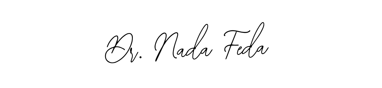 Also You can easily find your signature by using the search form. We will create Dr. Nada Feda name handwritten signature images for you free of cost using Bearetta-2O07w sign style. Dr. Nada Feda signature style 12 images and pictures png