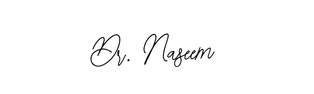 It looks lik you need a new signature style for name Dr. Naseem. Design unique handwritten (Bearetta-2O07w) signature with our free signature maker in just a few clicks. Dr. Naseem signature style 12 images and pictures png