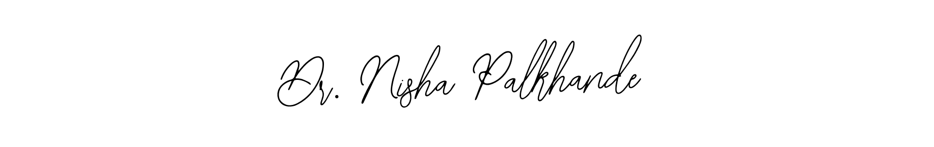 The best way (Bearetta-2O07w) to make a short signature is to pick only two or three words in your name. The name Dr. Nisha Palkhande include a total of six letters. For converting this name. Dr. Nisha Palkhande signature style 12 images and pictures png