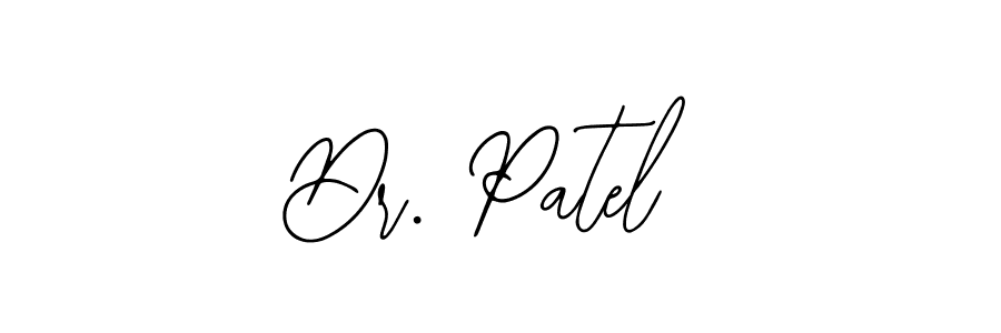 The best way (Bearetta-2O07w) to make a short signature is to pick only two or three words in your name. The name Dr. Patel include a total of six letters. For converting this name. Dr. Patel signature style 12 images and pictures png