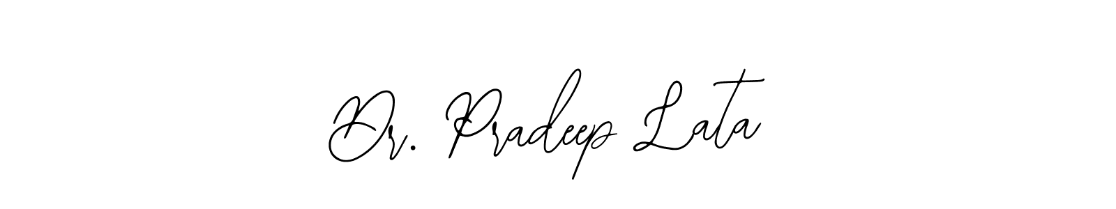 Check out images of Autograph of Dr. Pradeep Lata name. Actor Dr. Pradeep Lata Signature Style. Bearetta-2O07w is a professional sign style online. Dr. Pradeep Lata signature style 12 images and pictures png