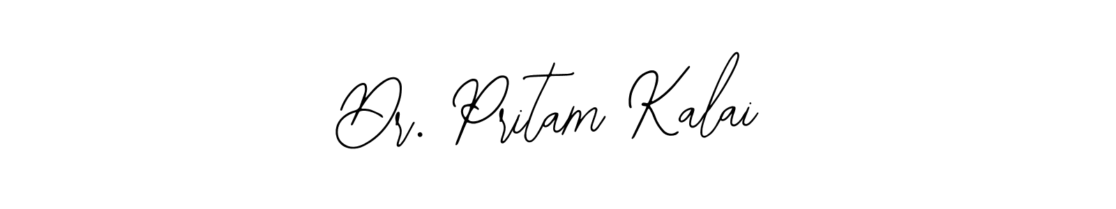 Similarly Bearetta-2O07w is the best handwritten signature design. Signature creator online .You can use it as an online autograph creator for name Dr. Pritam Kalai. Dr. Pritam Kalai signature style 12 images and pictures png