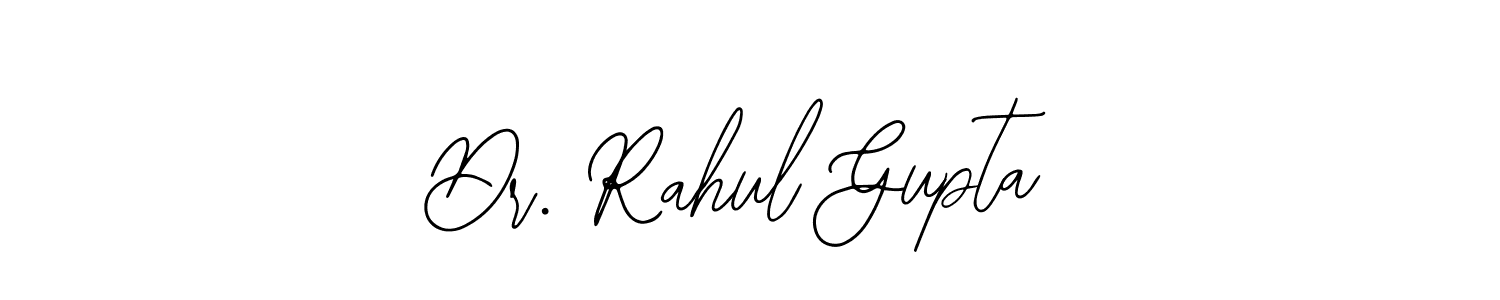 You should practise on your own different ways (Bearetta-2O07w) to write your name (Dr. Rahul Gupta) in signature. don't let someone else do it for you. Dr. Rahul Gupta signature style 12 images and pictures png