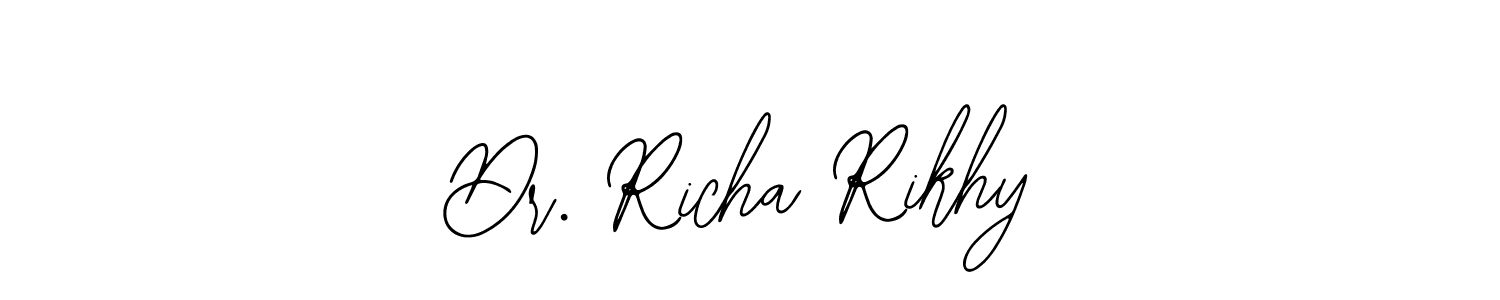 Use a signature maker to create a handwritten signature online. With this signature software, you can design (Bearetta-2O07w) your own signature for name Dr. Richa Rikhy. Dr. Richa Rikhy signature style 12 images and pictures png