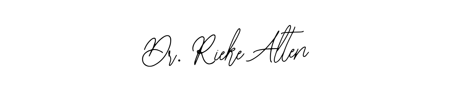 You should practise on your own different ways (Bearetta-2O07w) to write your name (Dr. Rieke Alten) in signature. don't let someone else do it for you. Dr. Rieke Alten signature style 12 images and pictures png