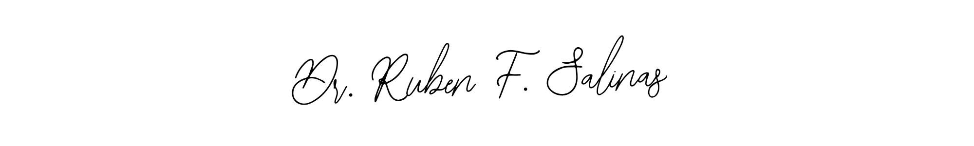 Create a beautiful signature design for name Dr. Ruben F. Salinas. With this signature (Bearetta-2O07w) fonts, you can make a handwritten signature for free. Dr. Ruben F. Salinas signature style 12 images and pictures png