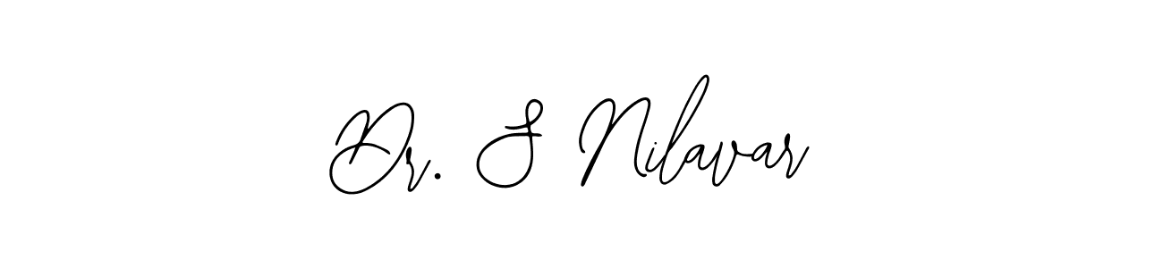 Dr. S Nilavar stylish signature style. Best Handwritten Sign (Bearetta-2O07w) for my name. Handwritten Signature Collection Ideas for my name Dr. S Nilavar. Dr. S Nilavar signature style 12 images and pictures png