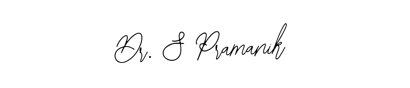 How to make Dr. S Pramanik name signature. Use Bearetta-2O07w style for creating short signs online. This is the latest handwritten sign. Dr. S Pramanik signature style 12 images and pictures png