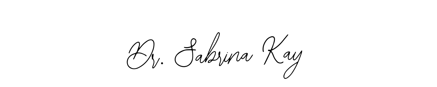 This is the best signature style for the Dr. Sabrina Kay name. Also you like these signature font (Bearetta-2O07w). Mix name signature. Dr. Sabrina Kay signature style 12 images and pictures png