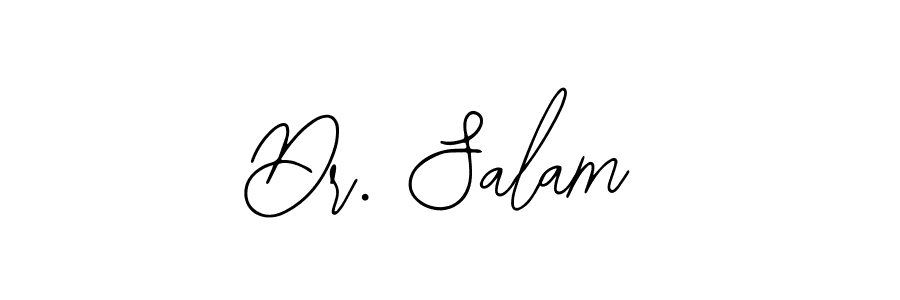 How to make Dr. Salam name signature. Use Bearetta-2O07w style for creating short signs online. This is the latest handwritten sign. Dr. Salam signature style 12 images and pictures png