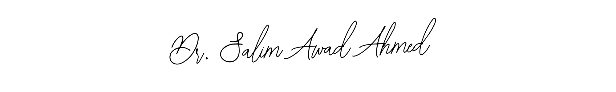 Make a beautiful signature design for name Dr. Salim Awad Ahmed. Use this online signature maker to create a handwritten signature for free. Dr. Salim Awad Ahmed signature style 12 images and pictures png