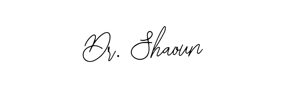 It looks lik you need a new signature style for name Dr. Shaoun. Design unique handwritten (Bearetta-2O07w) signature with our free signature maker in just a few clicks. Dr. Shaoun signature style 12 images and pictures png