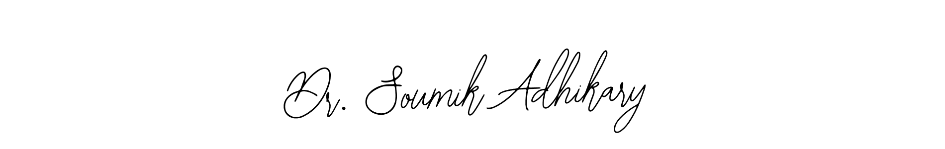 Create a beautiful signature design for name Dr. Soumik Adhikary. With this signature (Bearetta-2O07w) fonts, you can make a handwritten signature for free. Dr. Soumik Adhikary signature style 12 images and pictures png