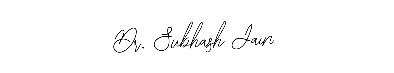 Use a signature maker to create a handwritten signature online. With this signature software, you can design (Bearetta-2O07w) your own signature for name Dr. Subhash Jain. Dr. Subhash Jain signature style 12 images and pictures png