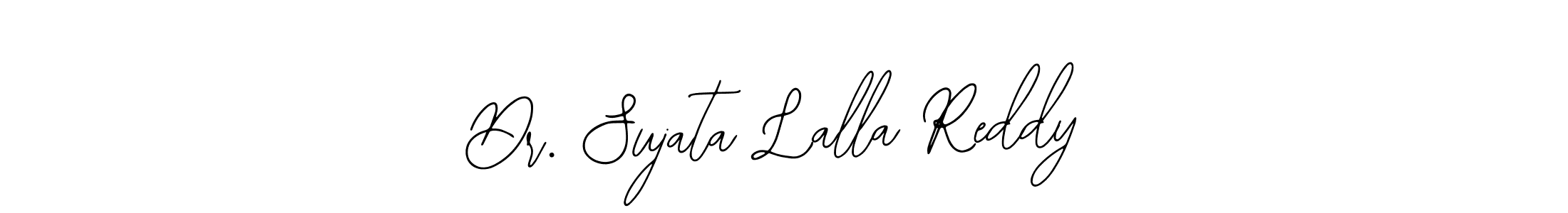 This is the best signature style for the Dr. Sujata Lalla Reddy name. Also you like these signature font (Bearetta-2O07w). Mix name signature. Dr. Sujata Lalla Reddy signature style 12 images and pictures png