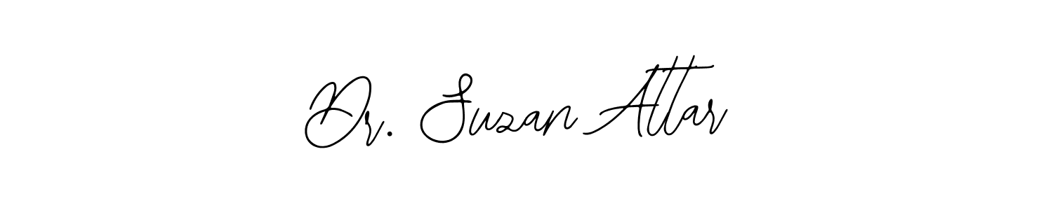 How to make Dr. Suzan Attar name signature. Use Bearetta-2O07w style for creating short signs online. This is the latest handwritten sign. Dr. Suzan Attar signature style 12 images and pictures png