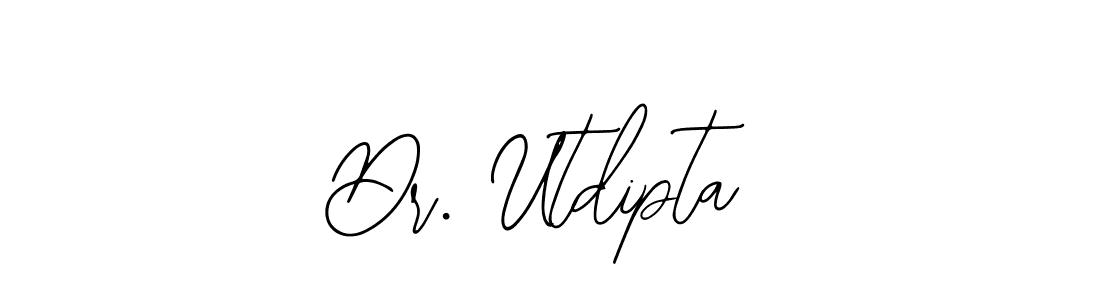 Design your own signature with our free online signature maker. With this signature software, you can create a handwritten (Bearetta-2O07w) signature for name Dr. Utdipta. Dr. Utdipta signature style 12 images and pictures png