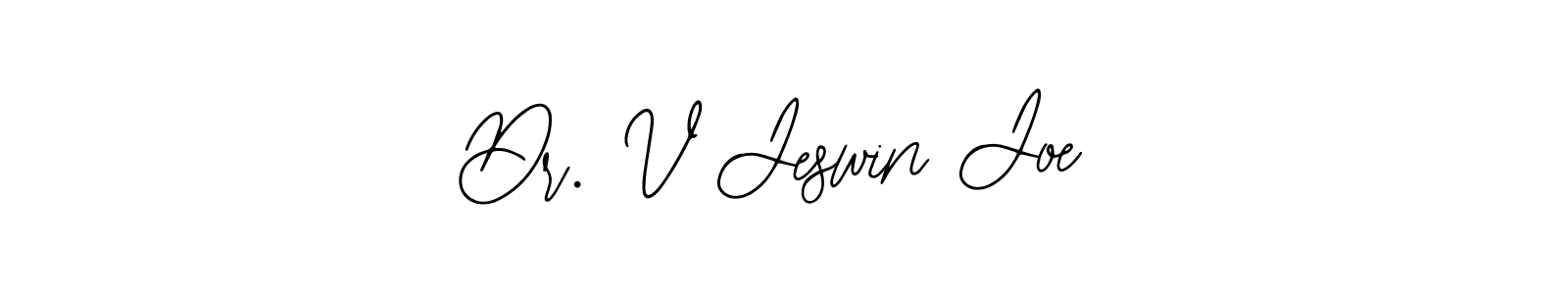 Here are the top 10 professional signature styles for the name Dr. V Jeswin Joe. These are the best autograph styles you can use for your name. Dr. V Jeswin Joe signature style 12 images and pictures png