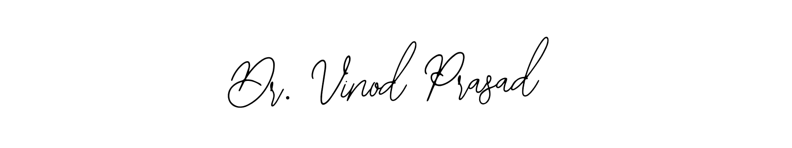 Use a signature maker to create a handwritten signature online. With this signature software, you can design (Bearetta-2O07w) your own signature for name Dr. Vinod Prasad. Dr. Vinod Prasad signature style 12 images and pictures png